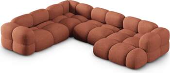 Cosmopolitan Design Panoramic Left Corner Sofa