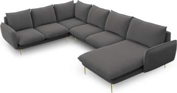 Cosmopolitan Design Panoramic Left Corner Sofa