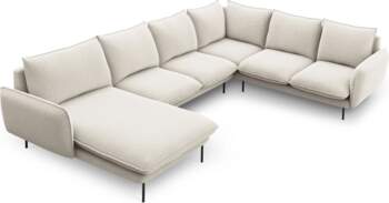 Cosmopolitan Design Panoramic Right Corner Sofa
