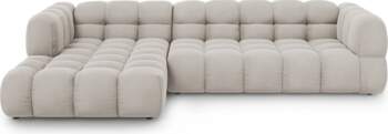 Cosmopolitan Design Velvet Modular Left Corner