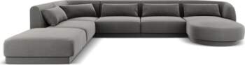 Cosmopolitan Design Velvet Panoramic Left Corner