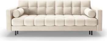 Cosmopolitan Design Velvet Sofa With Bed
