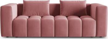 Cosmopolitan Design Velvet Sofa With Bed