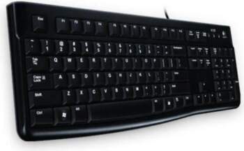 Logitech K120 oem USB melns