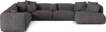 Micadoni Boucle Modular Left Corner Sofa