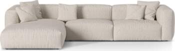 Micadoni Boucle Modular Left Corner Sofa
