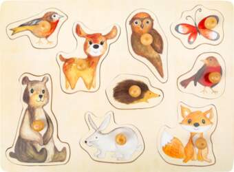 Small Foot Forest Animals Puzzle