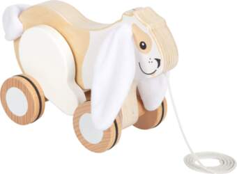 Small Foot Pull-Along Rabbit with Crinkly