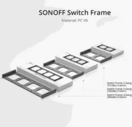 Sonoff Frame for 2 M5-80 smart