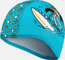 Speedo Printed Polyester Cap JR, Blue