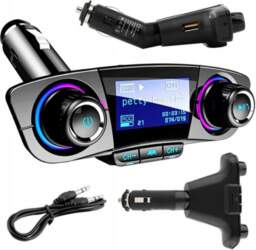 Daudzfunkcionāls FM raidītājs Bluetooth 5.0