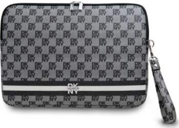DKNY Checkered Pattern Printed Stripes klēpjdatora