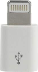 Micro USB uz Lightning pāreja Balta