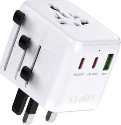 SBS universāls ceļojumu adapteris 2x USB-C
