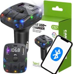 Automašīnas fm mp3/wma raidītājs 2xUSB +