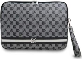 DKNY Checkered Pattern Printed Stripes klēpjdatora