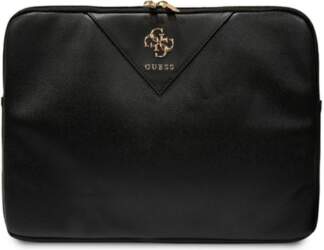Guess ZIP Leather Triangle klēpjdatora maciņš