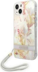 Guess Flower Strap iPhone 14 Plus