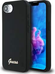 Guess Silicone Script Metal Logo MagSafe