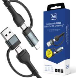 3mk Hyper Cable N-SERIES USB-A/USB-C -