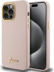 Guess Silicone Script Metal Logo &