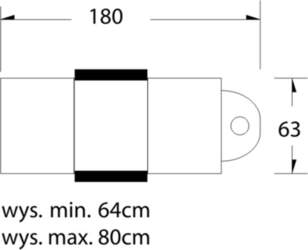 Kosmētiskais Krēsls Hid. Basic 210 Balts