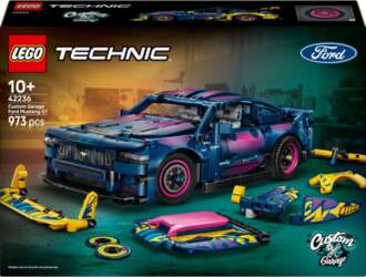 LEGO Technic Custom Garage Ford Mustang