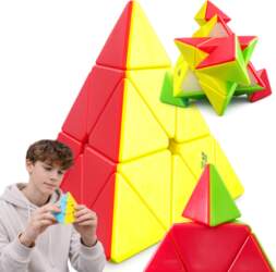 Loģiskā mīkla piramīda Pyraminx 3D Speed