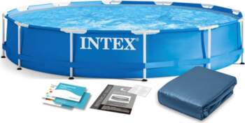 Intex 28210 karkasa baseins ar pārsegu
