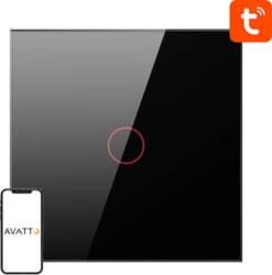 Smart Light Switch ZigBee Avatto ZTS02-EU-B1
