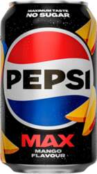 PEPSI Max Mango, bundžā 330ml