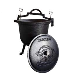 Cast iron pot Kamille on legs
