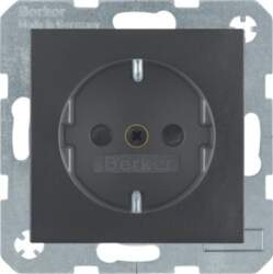 Berker Berker Schuko Socket Anth/Matt 47231606