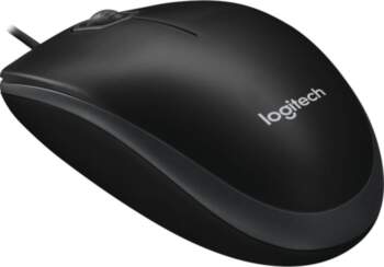 Logitech Mouse B100 Wired, Black