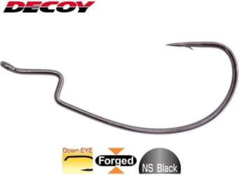 Offset Āķi Decoy Diggin Hook Worm