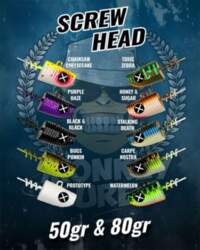 Svins Monkey Lures Screw Head 80gr