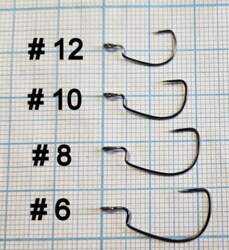 Offset Āķis Jighead Offset Hook Micro