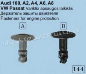 144B - black, long, =T777, Audi