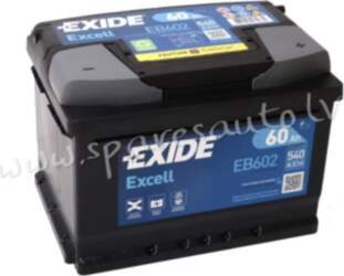 K-EB602 - Akumulators EXIDE EXCELL EB602