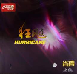 Gumija galda tenisa raketei DHS Hurricane