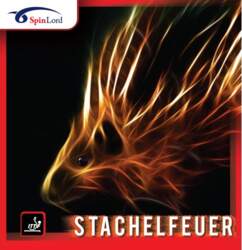 Gumija galda tenisa raketei Spinlord Stachelfeuer