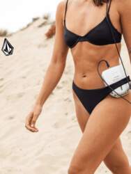 VOLCOM Simply Seamless Tiny Black bikini