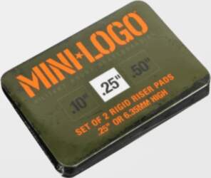 MINI LOGO Riser Rigid Abs .25&quot