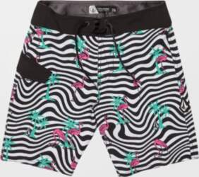 VOLCOM Flamingbros Mod White peldšorti