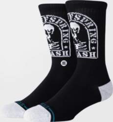 STANCE Smashed Crew Black zeķes