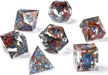 Captured Magic Sharp Edge Resin Dice