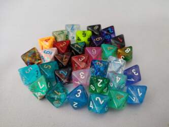 Chessex d8 Assorted Polyhedral Dice (1