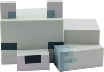 Minecraft Arctic Fox lampa