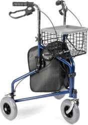 Tērauda 3-riteņu rollators - MONA 892G