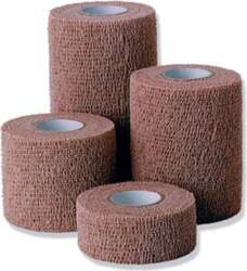Pašlīpošs elastīgs pārsējs, brūns